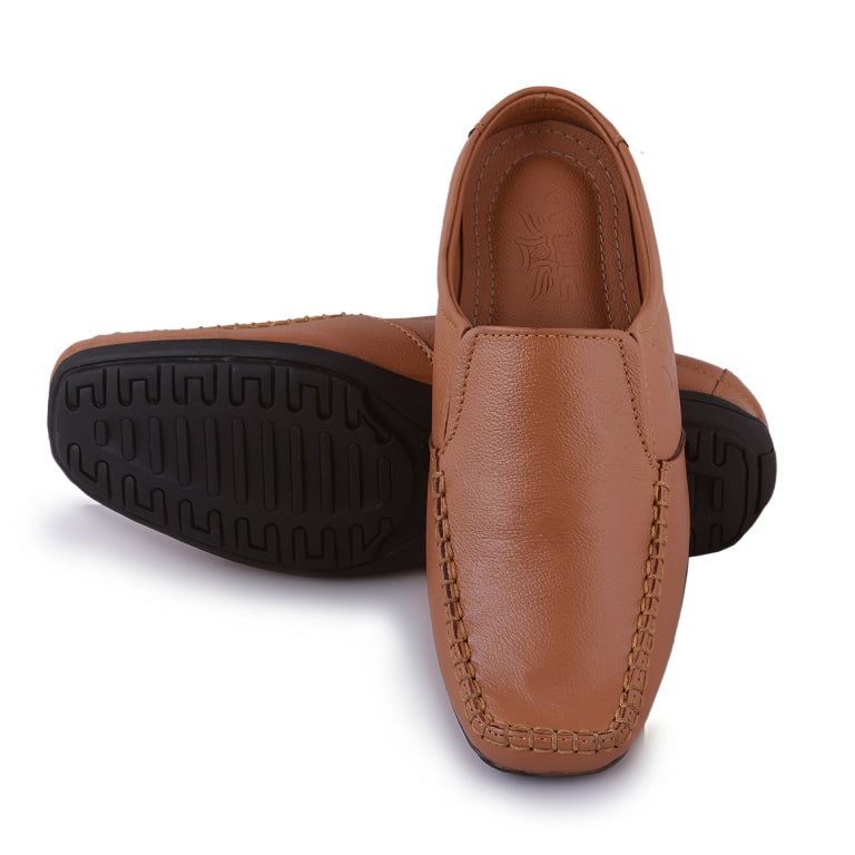 Men's Genuine Leather Slip-on Moccasin Formal Shoes.