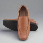 Tan Slip-On Shoe For Men