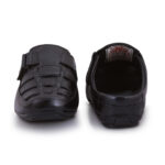 Black Slip-on Sandal For Men