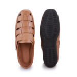 Tan Slip-on Sandal For Men