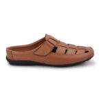 Tan Slip-on Sandal For Men