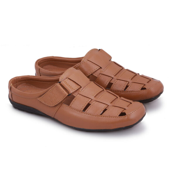 Tan Slip-on Sandal For Men