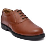 Tan lace-up shoes For Men