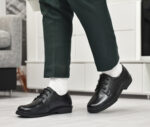 Black Formal Shoes – Men's Leather Derby Lace-Up Shoes for Office & Events | Pillaa