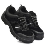 Men’s Suede Leather Steel Toe Safety Shoes – Durable & Stylish Protection
