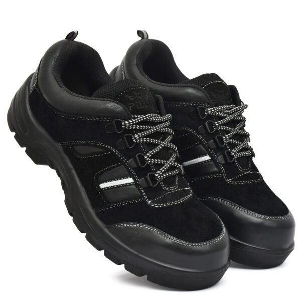 Men’s Suede Leather Steel Toe Safety Shoes – Durable & Stylish Protection