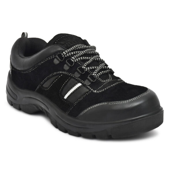 Men’s Suede Leather Steel Toe Safety Shoes – Durable & Stylish Protection