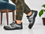 Men’s Suede Leather Steel Toe Safety Shoes – Durable & Stylish Protection
