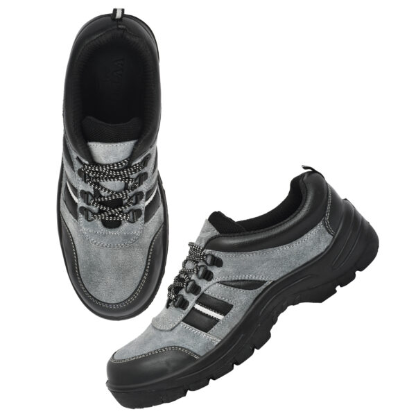 Men’s Suede Leather Steel Toe Safety Shoes – Durable & Stylish Protection
