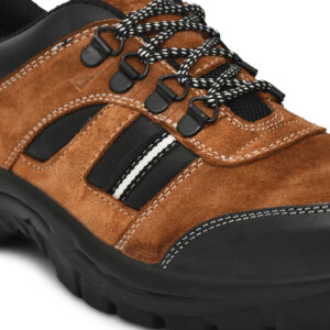 Men’s Suede Leather Steel Toe Safety Shoes – Durable & Stylish Protection