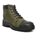 Men’s High Ankle Steel Toe Work Boots – Durable Safety Shoe