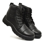 Men’s High Ankle Steel Toe Work Boots – Durable Safety Shoe