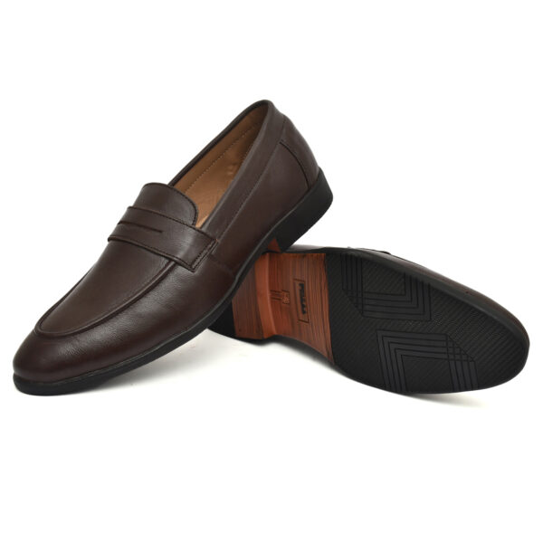 Men’s Genuine Leather Loafers – Soft Leather Upper | TPR Sole | Casual & Corporate Wear