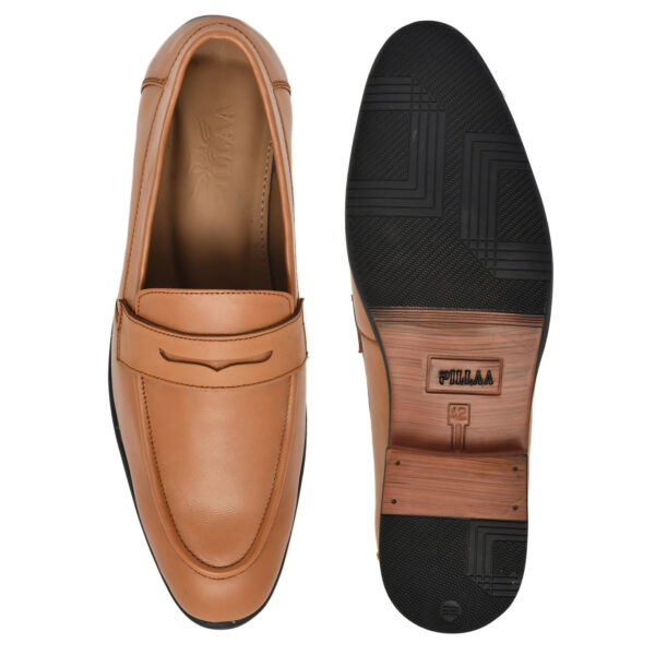 Men’s Genuine Leather Loafers – Soft Leather Upper | TPR Sole | Casual & Corporate Wear