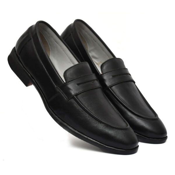 Men’s Genuine Leather Loafers – Soft Leather Upper | TPR Sole | Casual & Corporate Wear
