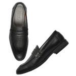 Men’s Genuine Leather Loafers – Soft Leather Upper | TPR Sole | Casual & Corporate Wear