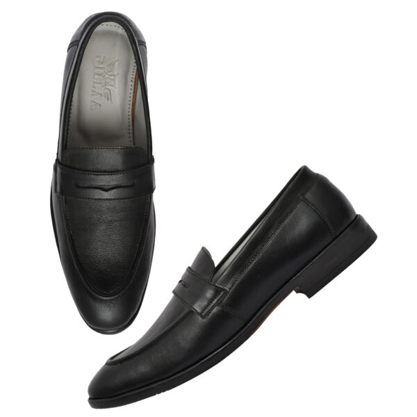 Men’s Genuine Leather Loafers – Soft Leather Upper | TPR Sole | Casual & Corporate Wear