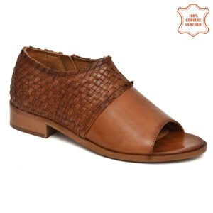 Women's Genuine Leather Flat Casual Sandals