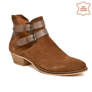 Women's High Heel Suede Ankle Boots
