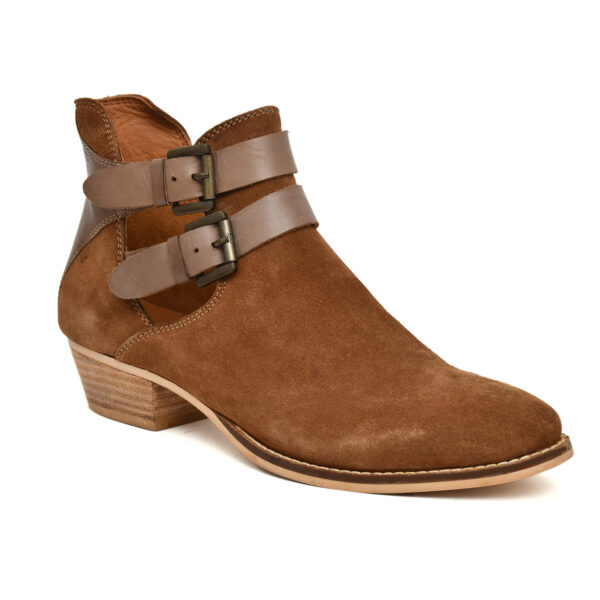 Women's High Heel Suede Ankle Boots