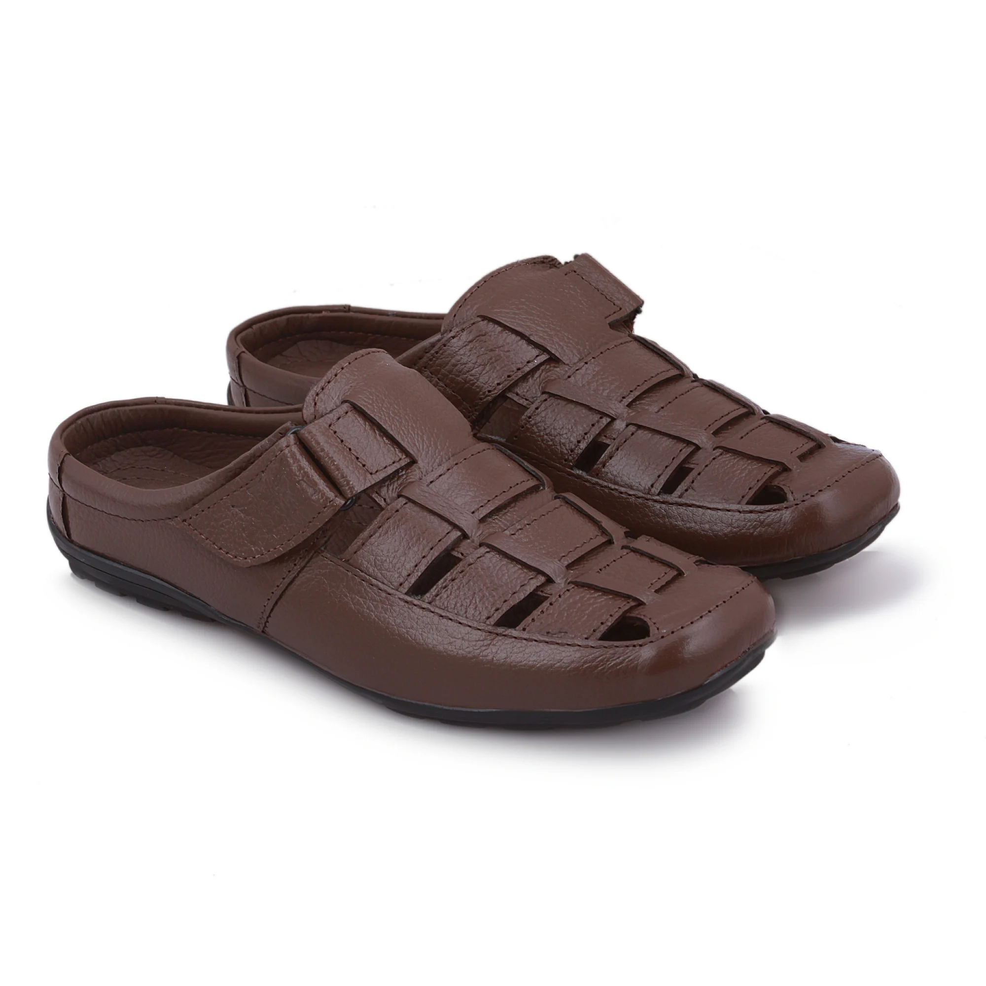 Men's Brown Leather Sandals
