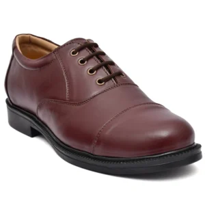 Men's Brown Leather Formal Lace-Up Shoes