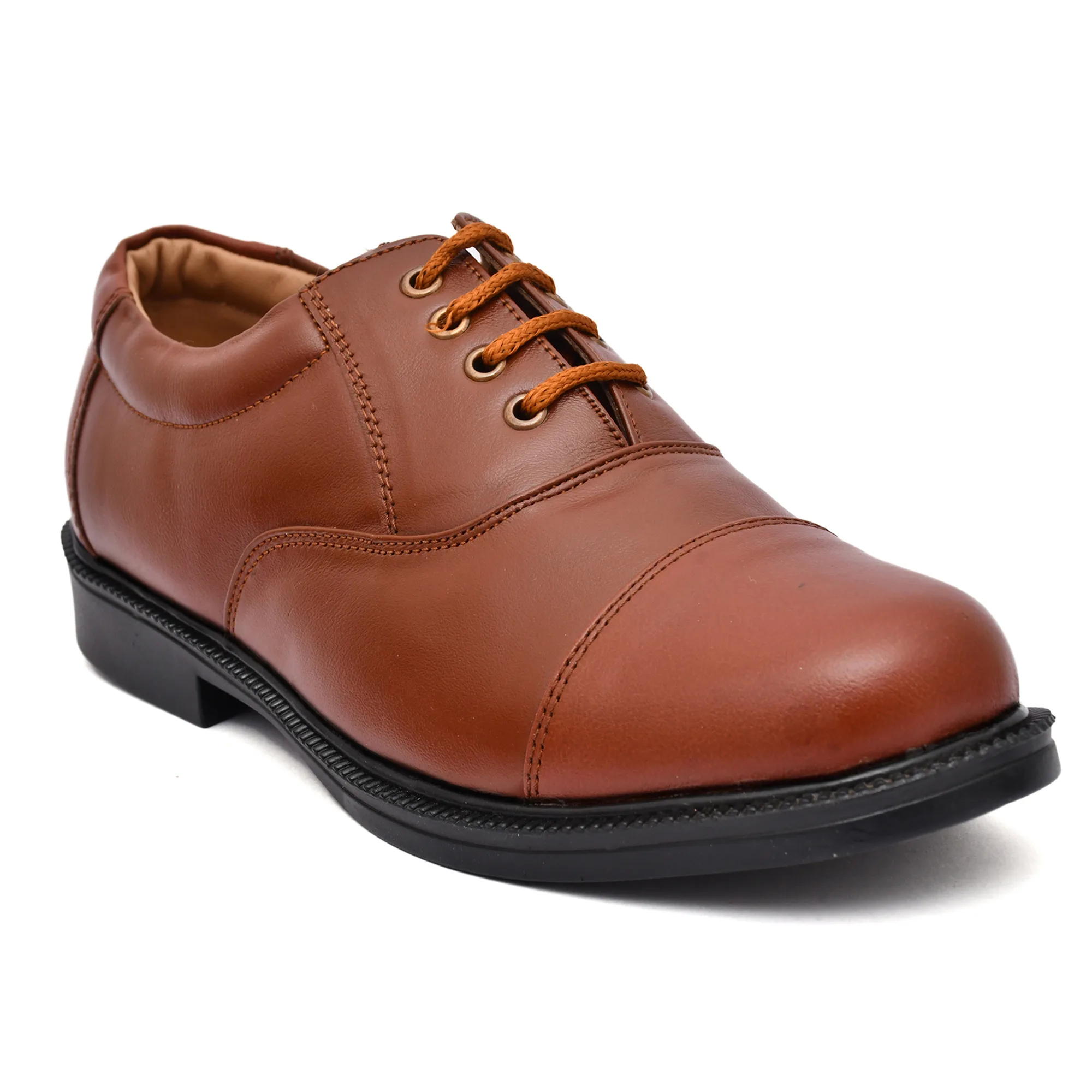 Men's Tan Leather Formal Shoes