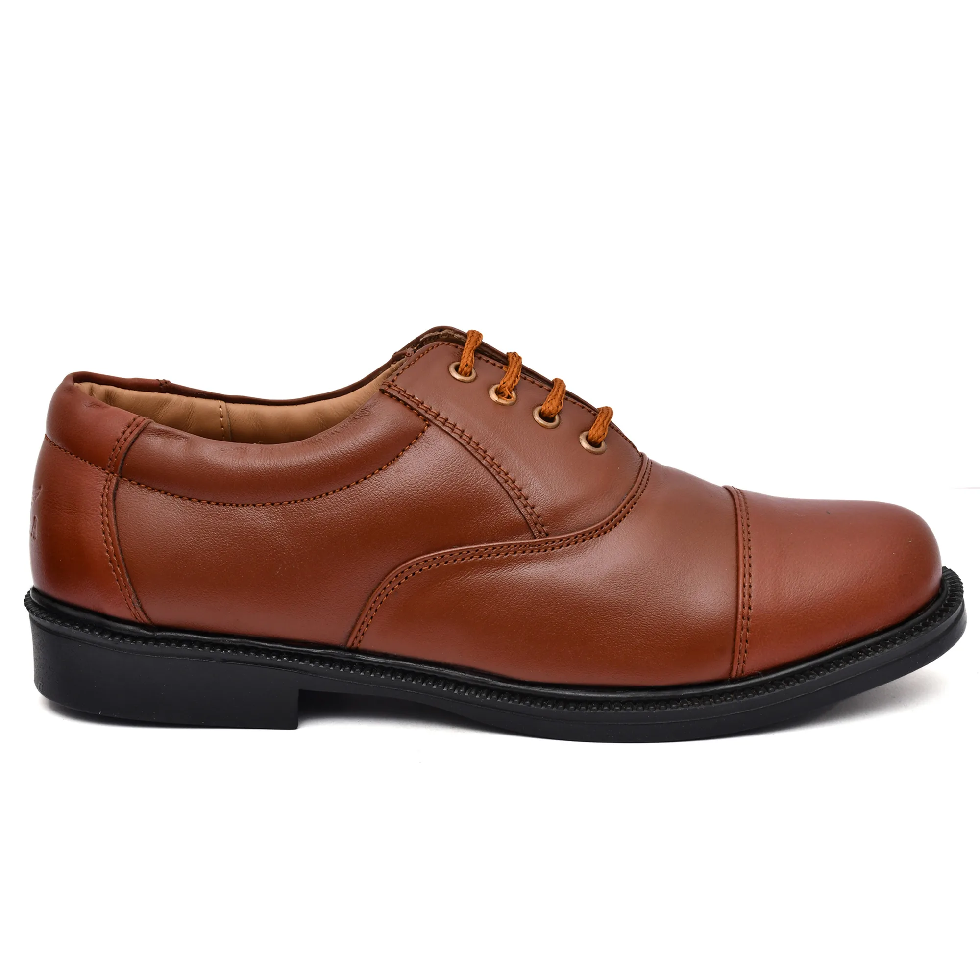 Men's Tan Leather Formal Shoes - Image 2
