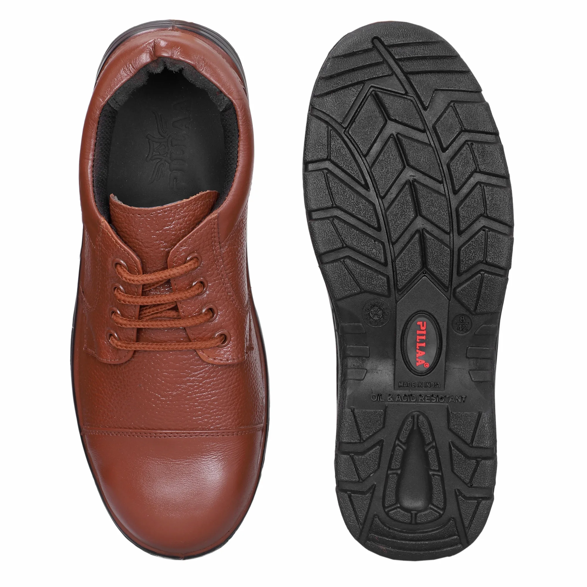 Men's Tan Safety Shoes for Ultimate Workplace Protection - Image 3